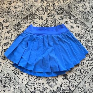 AERIE BLUE PLEATED ATHLETIC SKORT